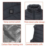 Heated Vest Adjustable Heat & 12-Hour Warmth