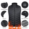 Heated Vest Slim Fit Carbon Fiber USB Powered