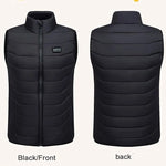 Heated Vest USB-Powered 28 Heating Zones Adjustable Settings