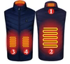 Heated Vest USB Powered 3 Heat Levels Windproof Polyester