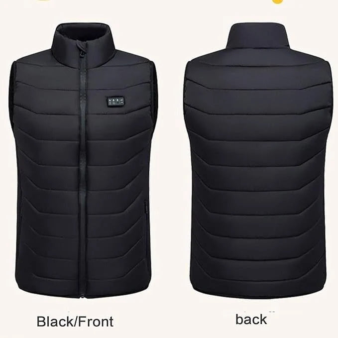 Heated Vest USB-Rechargeable Multi-Zone Four Heat Settings