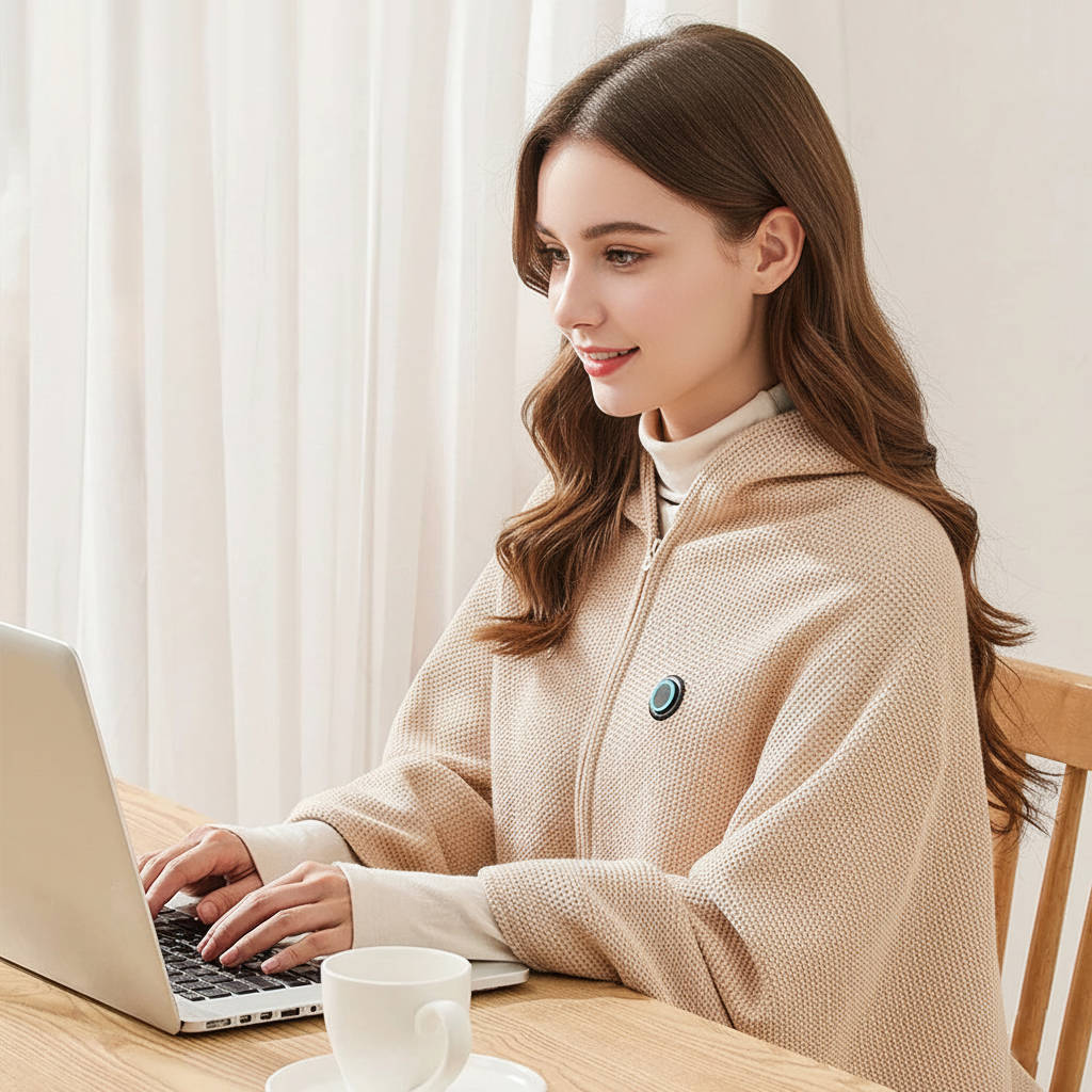 Heated Wrap Blanket USB-C Powered Zippered 8 Heating Zones