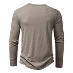 Henley Shirt 100% Cotton Slim Fit Lightweight