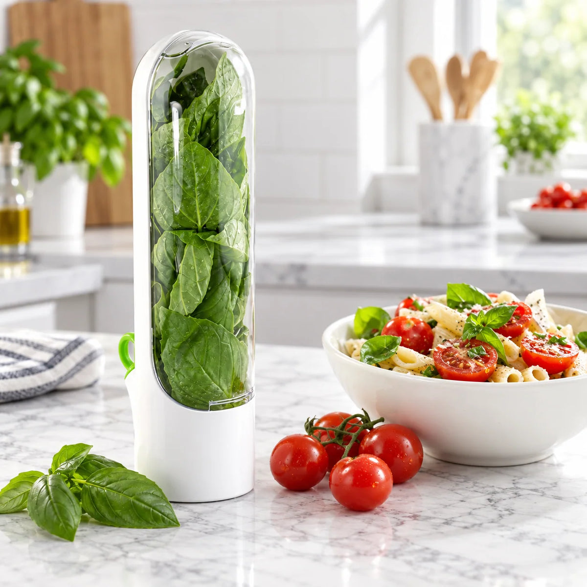 Herb Keeper Fresh Herb Storage Kitchen Organizer