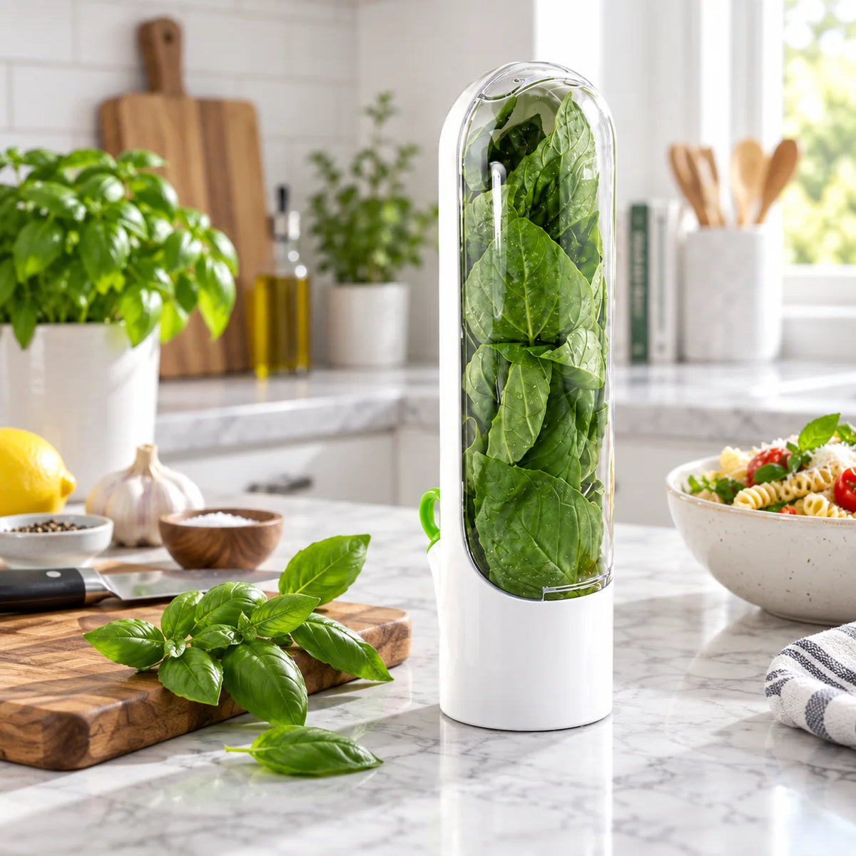 Herb Keeper Fresh Herb Storage Kitchen Organizer