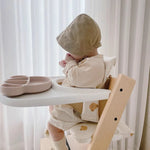 High Chair Cushion Padded Machine-Washable Cover Harness-Ready