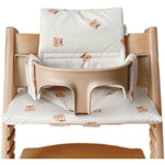High Chair Cushion Padded Machine-Washable Cover Harness-Ready