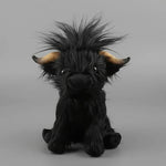 Highland Cow Plush Toy Super-Soft Shaggy Mane 9.8 Inch
