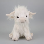 Highland Cow Plush Toy Super-Soft Shaggy Mane 9.8 Inch