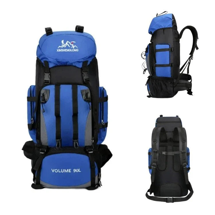 Hiking Backpack Waterproof Lightweight 90L Capacity