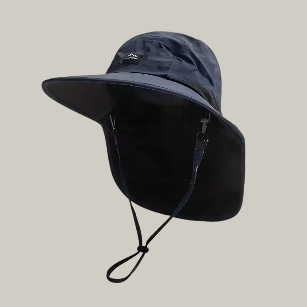 Hiking Hat Wide Brim Breathable Mesh Adjustable Chin Strap