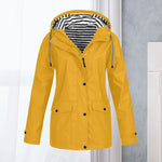 Hiking Jacket Waterproof Lightly Padded Adjustable Fit & Pockets