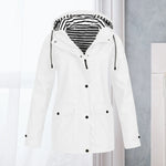 Hiking Jacket Waterproof Lightly Padded Adjustable Fit & Pockets