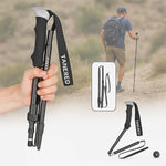 Hiking Poles Aluminum Foldable Quick-Lock EVA Foam Grip