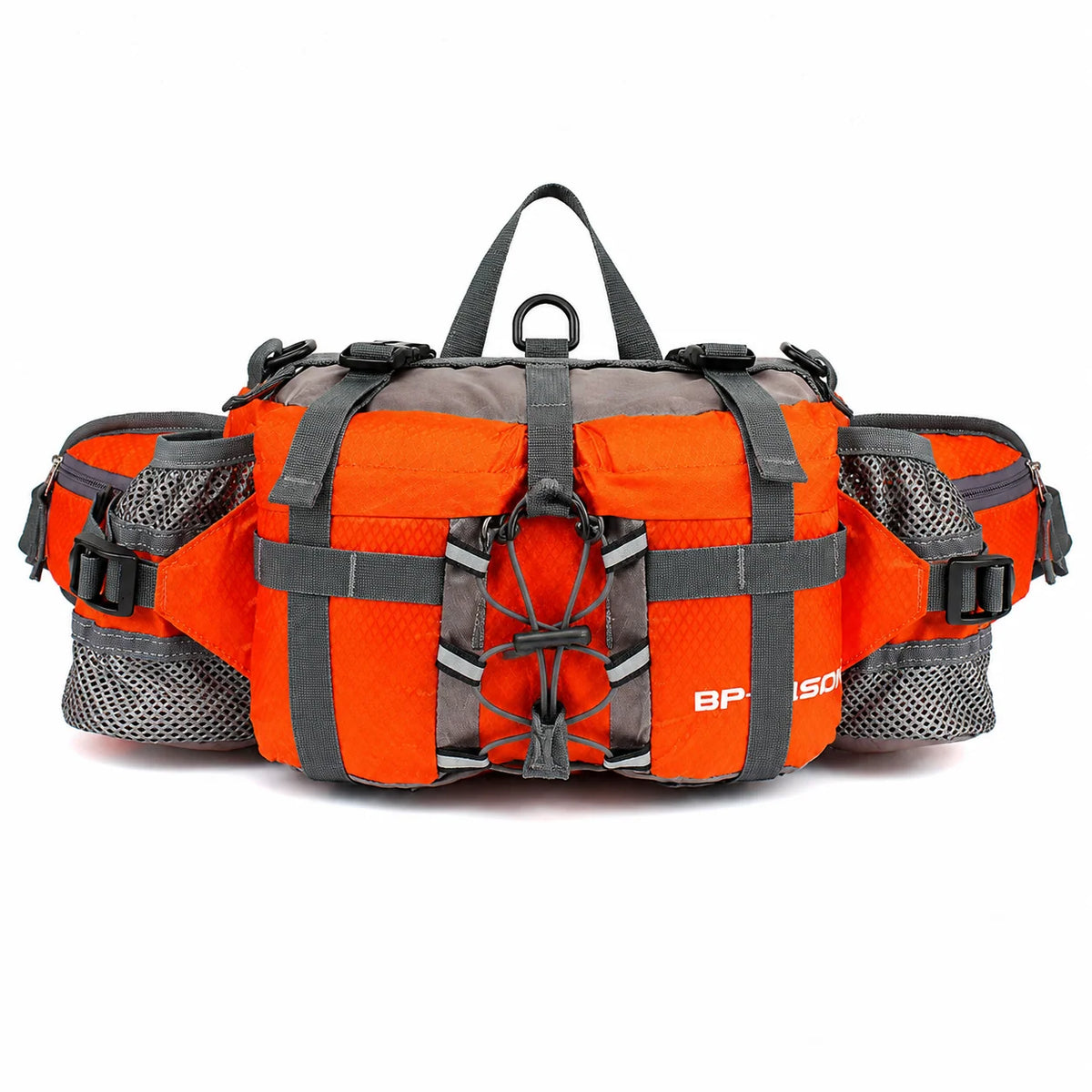 Hiking Waist Pack Dual Bottle Holders Water-Resistant
