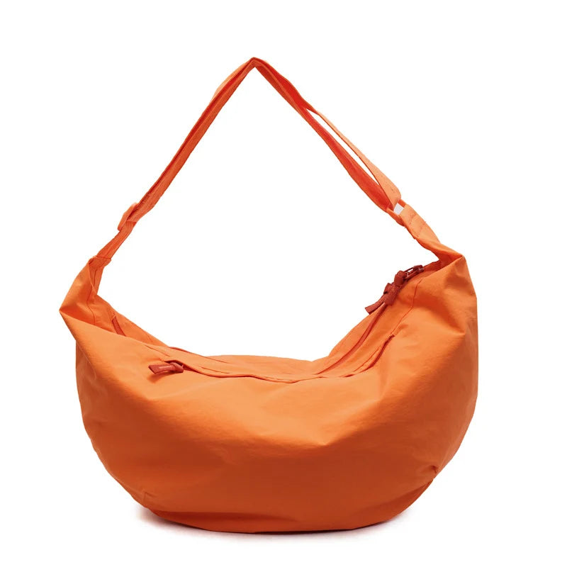 Hobo Bag Lightweight Fabric Adjustable Strap Crossbody Carry