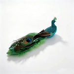 Holiday Feather Decoration Delicate Feathers & Sparkling Accents