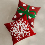 Holiday Pillow Cover Velvet-Like Plush Removable & Machine-Washable