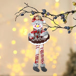 Holiday Shelf Decor Fabric & Felt Hanging Loop