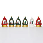 Holiday Snow Globe LED Battery-Free Tree Scene