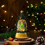 Holiday Snow Globe LED Battery-Free Tree Scene