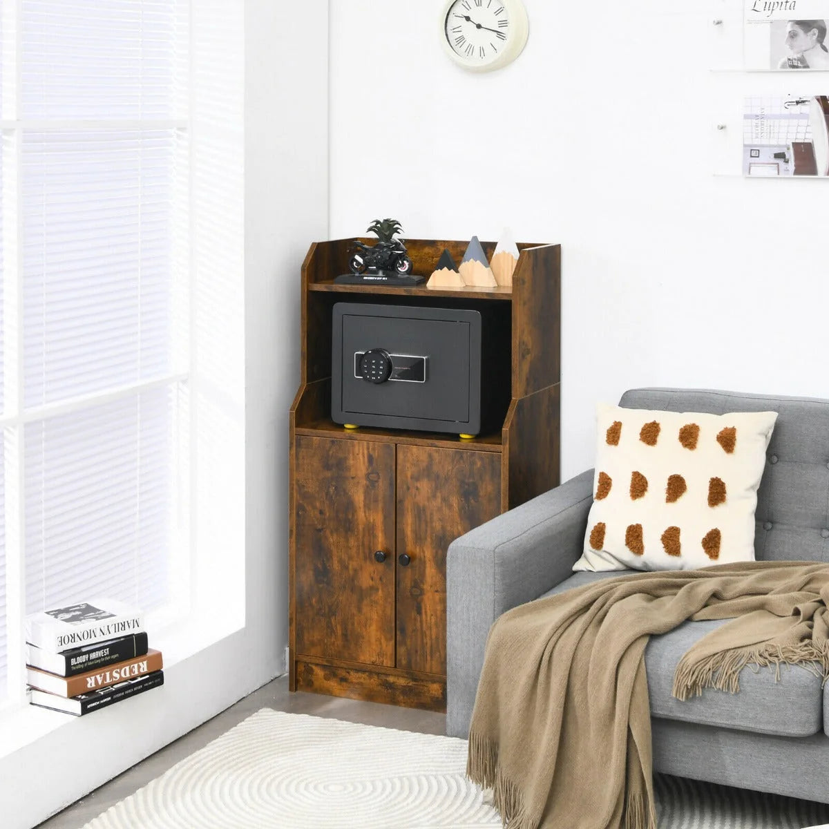 Home Safe Digital Lock Steel Body & Backup Keys
