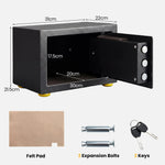 Home Safe Tamper-Proof Steel Digital Keypad & Emergency Keys