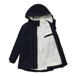 Hooded Parka Coat Fleece-Lined Adjustable Drawcord Hood Storm Placket