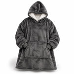 Hoodie Blanket Sherpa Fleece Oversized Hood & Pocket