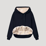 Hoodie Fleece-Lined Oversized Fit Kangaroo Pocket