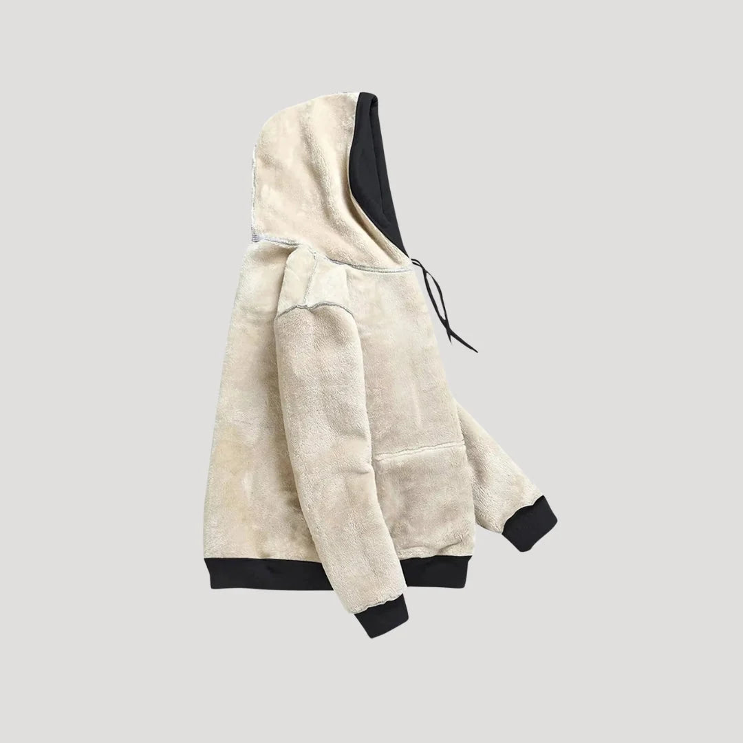 Hoodie Fleece-Lined Oversized Fit Kangaroo Pocket