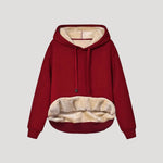 Hoodie Fleece-Lined Oversized Fit Kangaroo Pocket