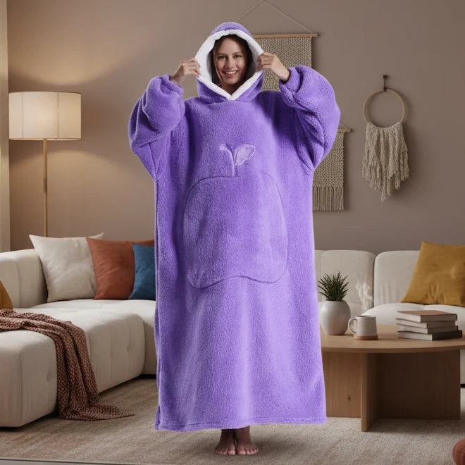 Hoodie Oversized Fleece Kangaroo Pocket