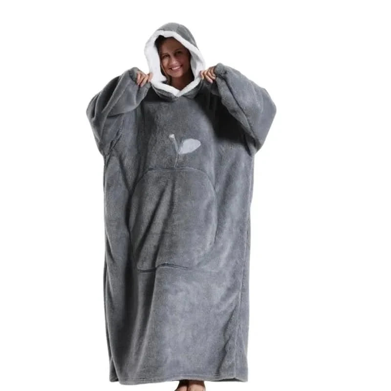 Hoodie Oversized Fleece Kangaroo Pocket