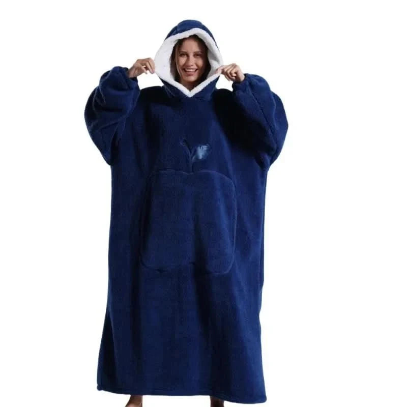 Hoodie Oversized Fleece Kangaroo Pocket