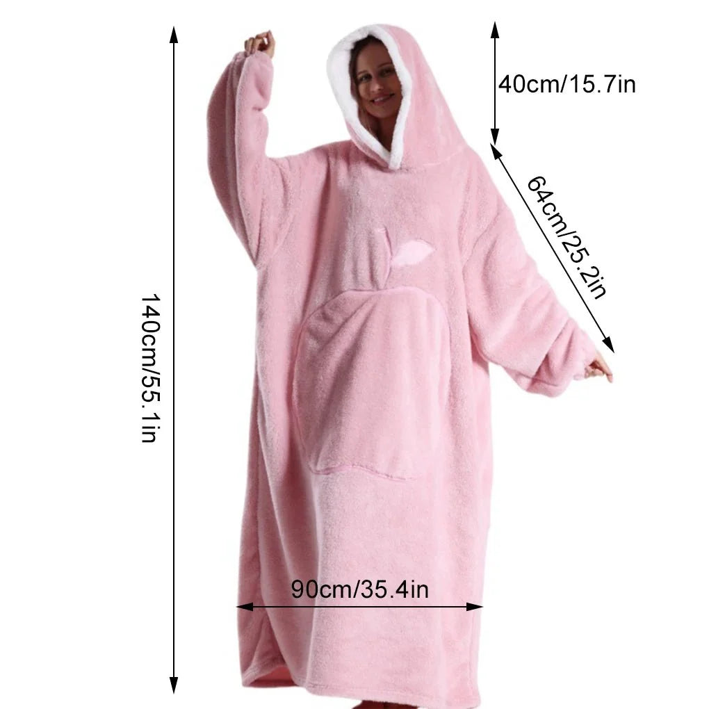 Hoodie Oversized Fleece Kangaroo Pocket