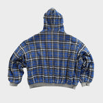 Hoodie Reversible Plaid Full-Zip Relaxed Fit