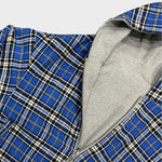 Hoodie Reversible Plaid Full-Zip Relaxed Fit