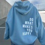 Hoodie Sherpa Fleece Thumbhole Cuffs Kangaroo Pocket