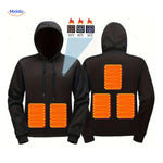Hoodie USB-Powered Heating Adjustable Heat Settings