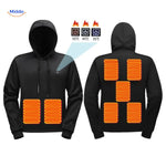 Hoodie USB-Powered Heating Adjustable Heat Settings