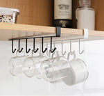 Hook Rack Under-Cabinet Kitchen Organizer