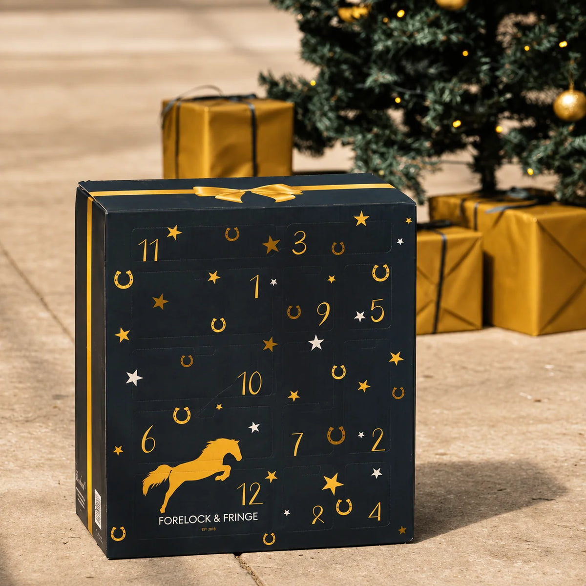 Horse Advent Calendar 24-Day Countdown Grooming Tools & Keepsakes