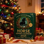 Horse Advent Calendar 24 Hand-Painted Acrylic Figures