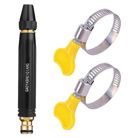 Hose Nozzle High-Pressure Adjustable Spray Ergonomic Grip