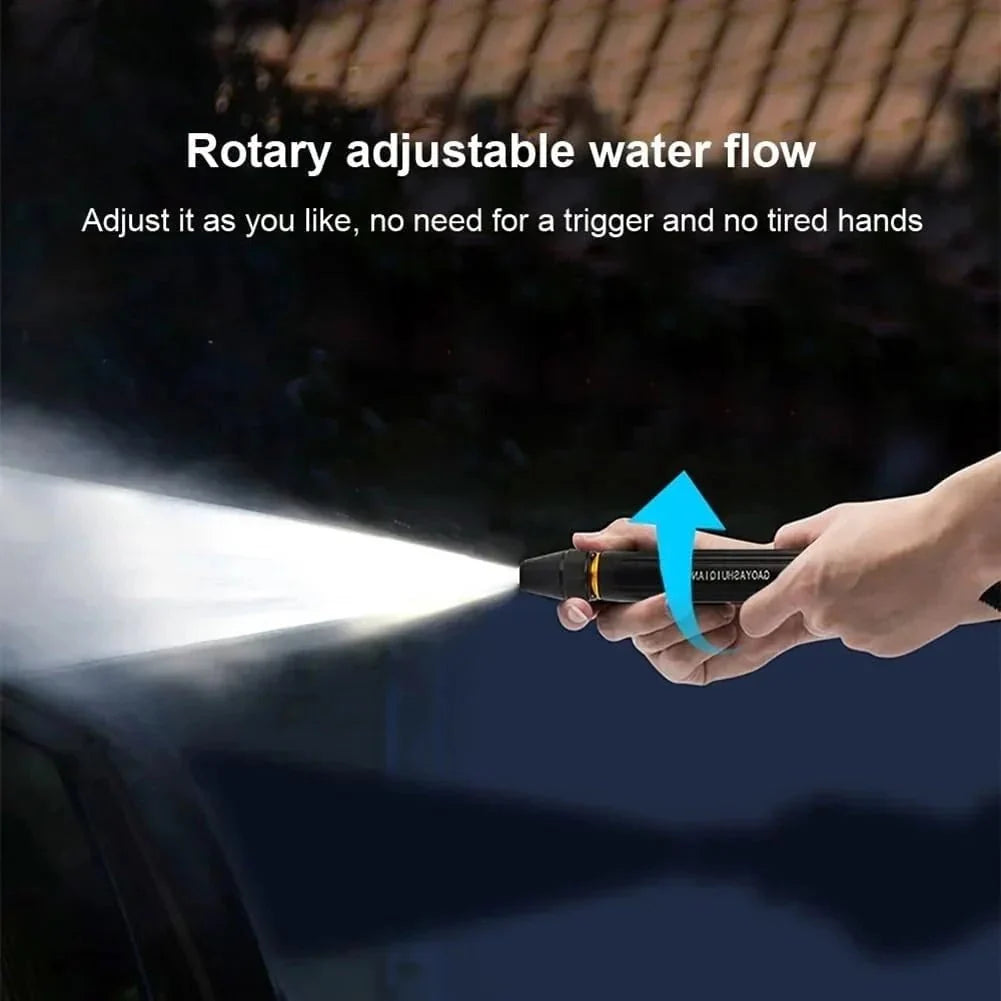 Hose Nozzle High-Pressure Adjustable Spray Ergonomic Grip