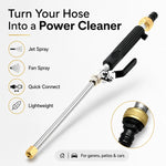 Hose Pressure Washer Attachment Adjustable Spray 100x Pressure
