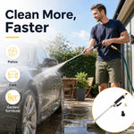 Hose Pressure Washer Attachment Adjustable Spray 100x Pressure