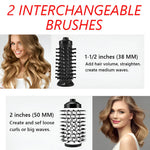 Hot Air Brush Rotating Ionic Two Brush Heads