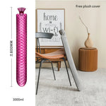 Hot Water Bottle Extra-Long Insulating Cover Leak-Resistant